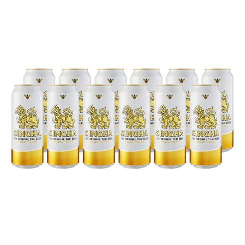 Singha Cans 49cl [12 Pack] - BMMI Shops same day alcohol home delivery