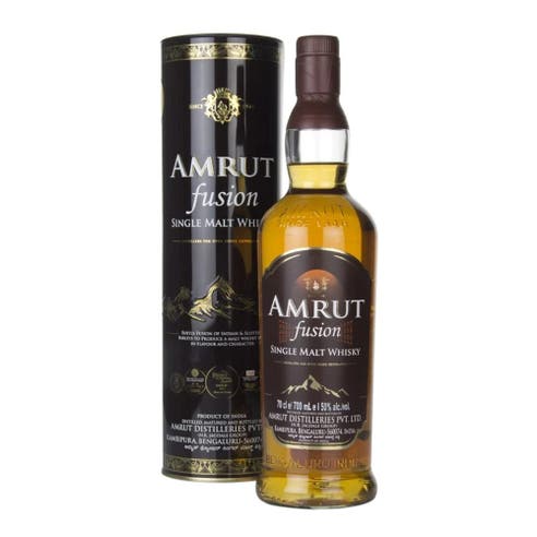 Amrut Fusion Single Malt Whisky 70cl - BMMI Shops same day alcohol home delivery