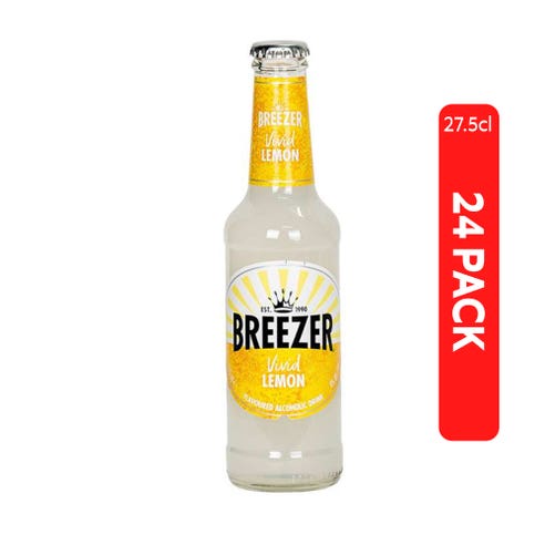Bacardi Tropical Lemon Breezer 27.5clx24 - BMMI Shops same day alcohol home delivery