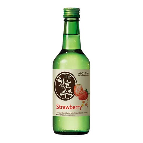 Chateul Soorok Strawberry SojuÂ 36cl - BMMI Shops same day alcohol home delivery