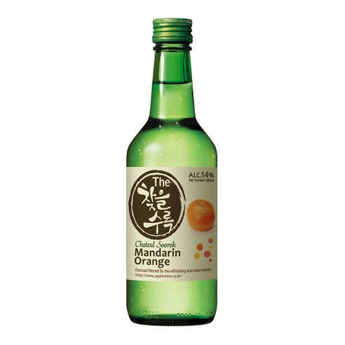 Chateul Soorok Mandarin Orange SojuÂ 36cl - BMMI Shops same day alcohol home delivery