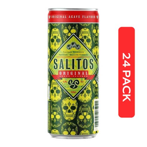 Salitos Tequila Beer Cans 33clx24 - BMMI Shops same day alcohol home delivery