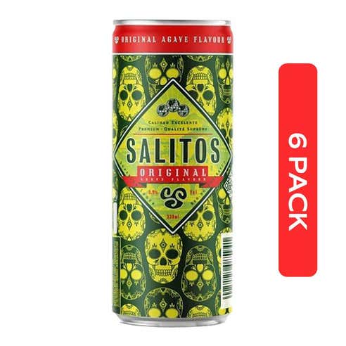 Salitos Tequila Beer Cans 33clx6 - BMMI Shops same day alcohol home delivery