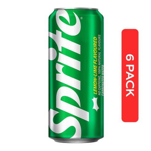 Sprite Sleek Can 330ml [6 Pack] - BMMI Shops same day alcohol home delivery
