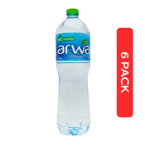 Arwa Water 1.5l [6 Pack] - BMMI Shops same day alcohol home delivery