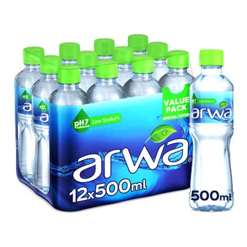 Arwa Water 500ml [12 Pack] - BMMI Shops same day alcohol home delivery