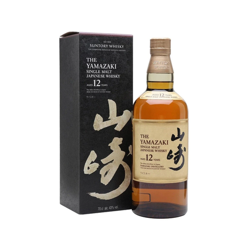Suntory Yamazaki 12 Year Old Single Malt Whisky 70cl - BMMI Shops same day alcohol home delivery