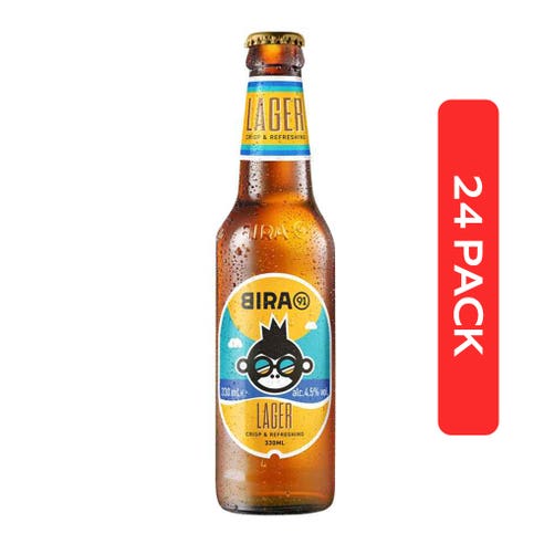 Bira 91 Blonde Summer Lager Bottles 33cl [24 Pack] - BMMI Shops same day alcohol home delivery