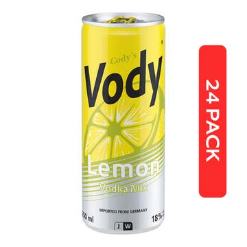 Cody's Vody Lemon Vodka Mix 18% 25clx6 - BMMI Shops same day alcohol home delivery
