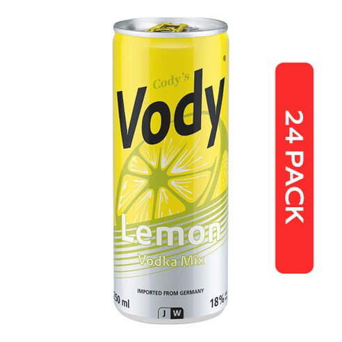 Cody's Vody Lemon Vodka Mix 18% 25clx6 - BMMI Shops same day alcohol home delivery