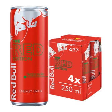 Red Bull Energy Drink Red Edition 250ml [4 Pack] - BMMI Shops same day alcohol home delivery