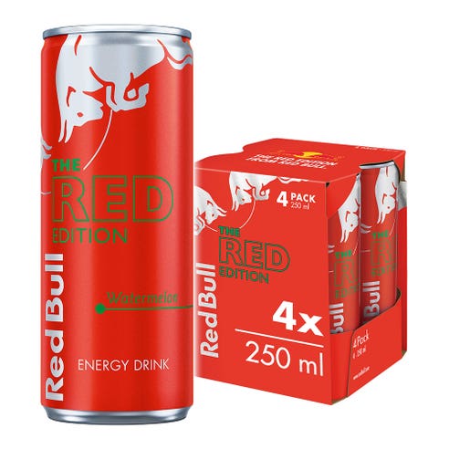Red Bull Energy Drink Red Edition 250ml [4 Pack] - BMMI Shops same day alcohol home delivery