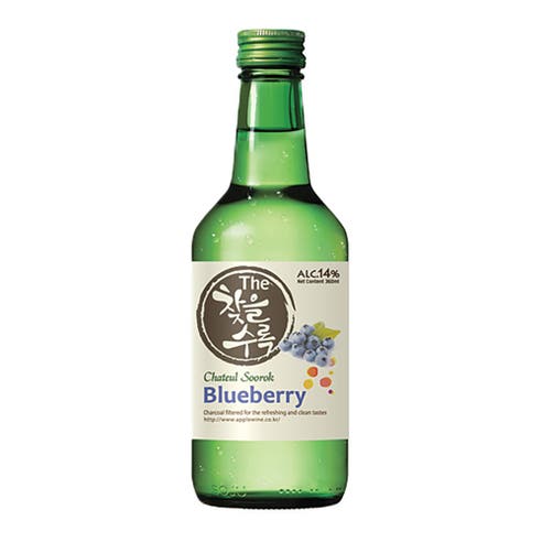 Chateul Soorok Blueberry SojuÂ 36cl - BMMI Shops same day alcohol home delivery