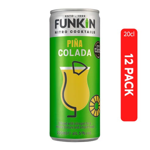 Funkin Pina Colada 20cl [12 Pack] - BMMI Shops same day alcohol home delivery