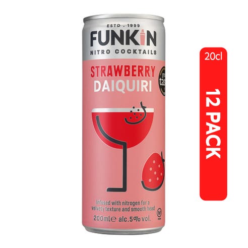 Funkin Strawberry Daiquiri 20cl [12 Pack] - BMMI Shops same day alcohol home delivery