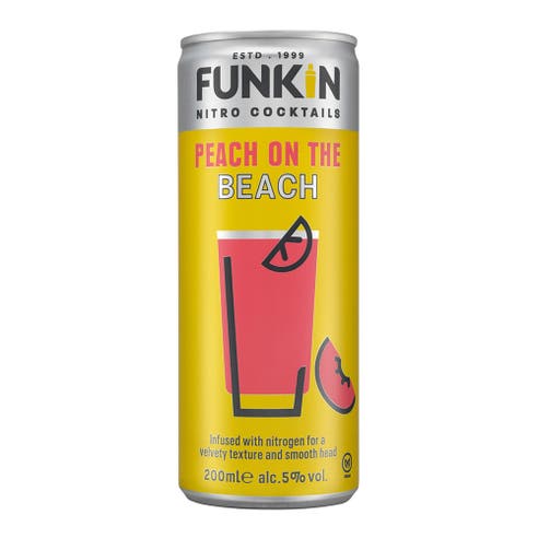 Funkin Peach On The Beach 20cl - BMMI Shops same day alcohol home delivery