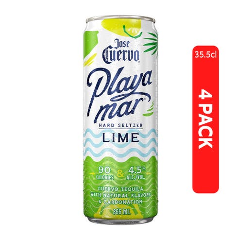 Jose Cuervo Lime Can 35.5cl [4 Pack] - BMMI Shops same day alcohol home delivery