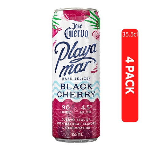 Jose Cuervo Black Cherry Can 35.5cl [4 Pack] - BMMI Shops same day alcohol home delivery