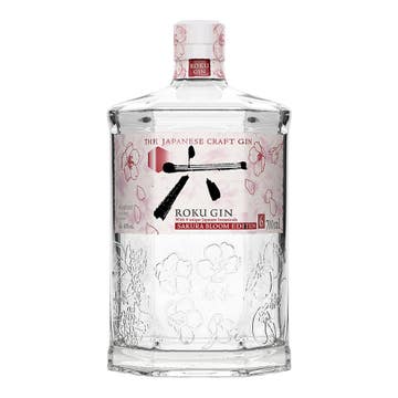 Roku Sakura Bloom Gin 70cl - BMMI Shops same day alcohol home delivery
