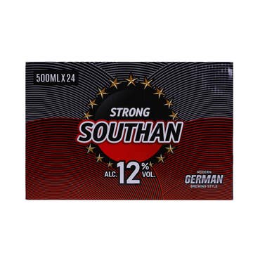 Southan Strong Beer 12% Can 50cl [24 Pack]