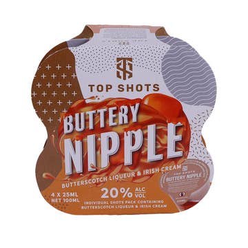 Top Shots Buttery Nipple 2.5cl [4 Pack]