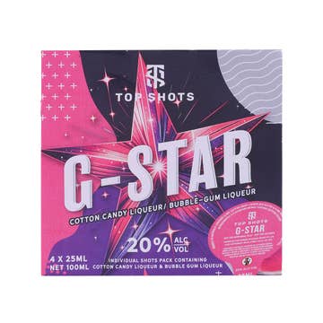 Top Shots G Star Fairy Floss 2.5cl [4 Pack]