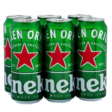 Heineken Can 50cl [6 Pack]
