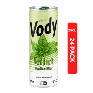 Cody's Vody Mint Vodka Mix 18% 25cl [24 Pack]