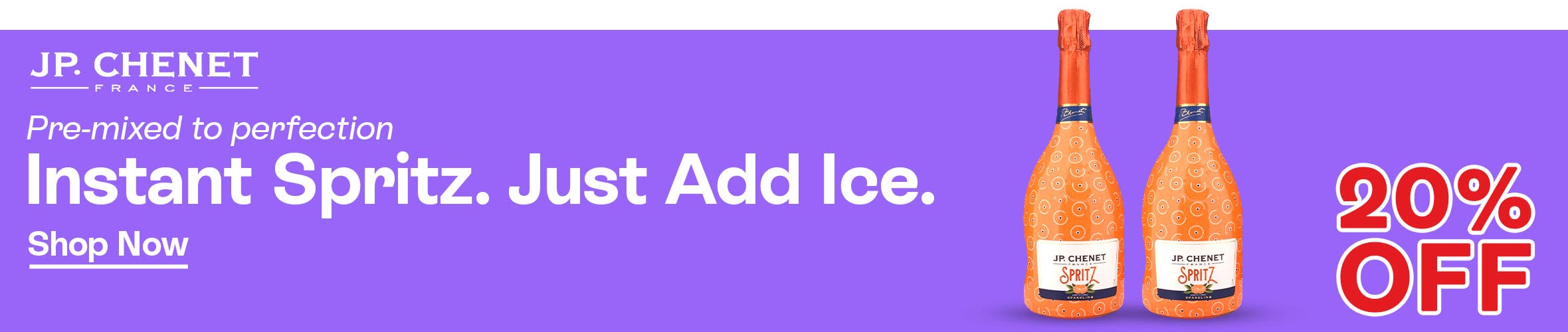 Instant Spritz. Just Add Ice